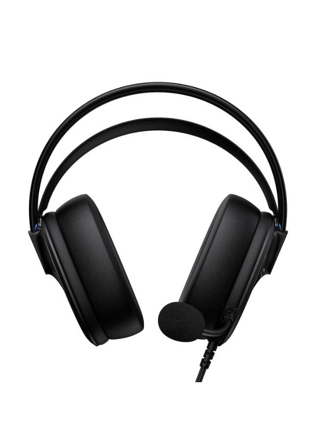 onikuma X91 RGB Wired Over-Ear Gaming Headset with Noise Cancelling Microphone, 50mm Hi-Fi Dynamic Drivers, Stereo Surround Sound, USB & 3.5mm Dual Connection for PC, Console and Mobile Gaming - Image 3